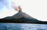 Primjer krakatau vulkana